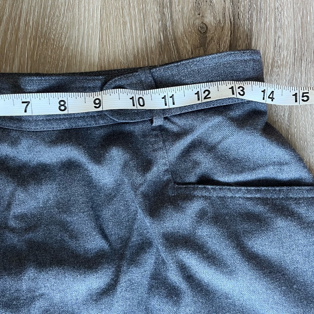 Vintage Gray Pencil Skirt - Picture 4 of 7